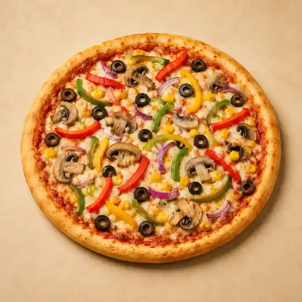 Pizza vegetariane e madhe